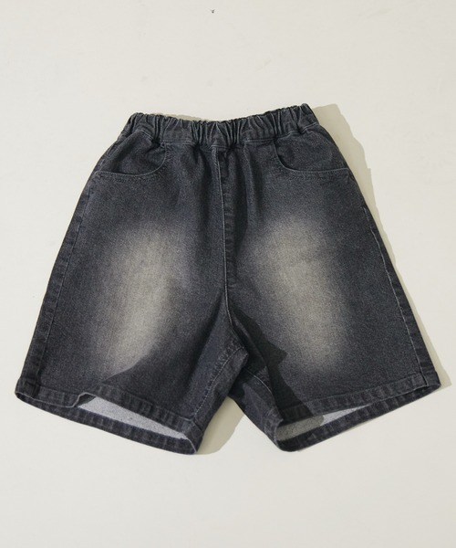 PAIRMANON STREET(ペアマノンストリート)の「【PAIRMANON STREET】デニム ショートパンツ(デニムパンツ・キッズ・ブルー/ブラック・150/160/140/90/110/130/120/100)」の11枚目の写真