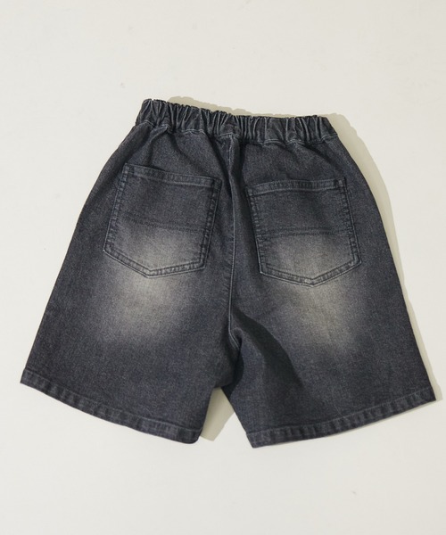 PAIRMANON STREET(ペアマノンストリート)の「【PAIRMANON STREET】デニム ショートパンツ(デニムパンツ・キッズ・ブルー/ブラック・150/160/140/90/110/130/120/100)」の12枚目の写真