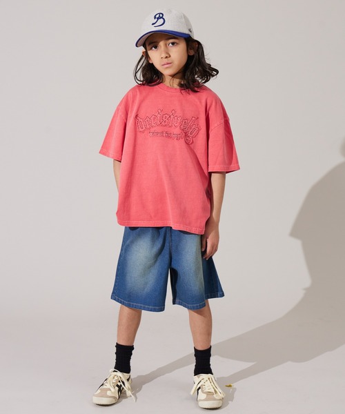 PAIRMANON STREET(ペアマノンストリート)の「【PAIRMANON STREET】デニム ショートパンツ(デニムパンツ・キッズ・ブルー/ブラック・150/160/140/90/110/130/120/100)」の17枚目の写真