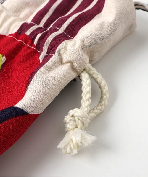 BREEZE（ブリーズ）の「巾着BAG（ポーチ・キッズ・レッド/ブラック・FREE）」の4枚目の写真