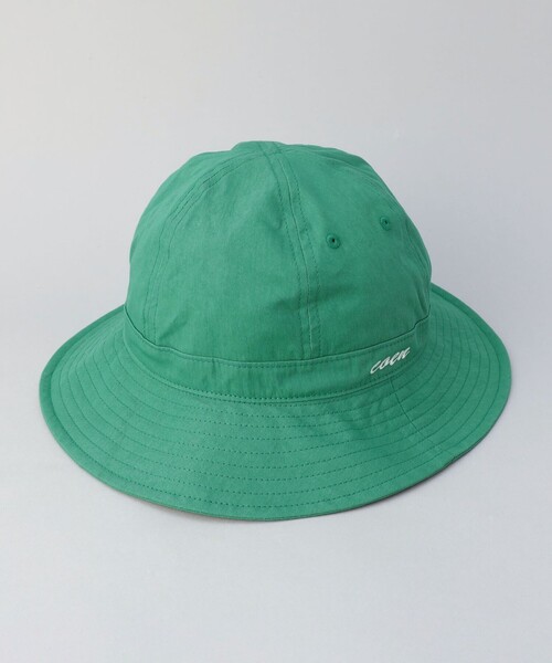 coen（コーエン）の「【ワンポイントロゴ】コットンナイロンツイルロゴハット（ハット・メンズ・ケリーグリーン/ピンク/ベージュ/ブラック・FREE）」の3枚目の写真