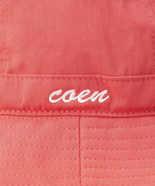 coen（コーエン）の「【ワンポイントロゴ】コットンナイロンツイルロゴハット（ハット・メンズ・ケリーグリーン/ピンク/ベージュ/ブラック・FREE）」の6枚目の写真