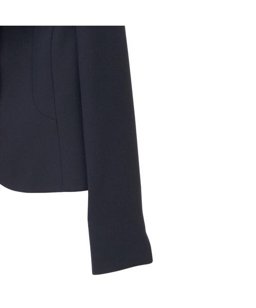 お受験対応】＜2点セット＞定番ネイビー！ショールカラージャケット＋