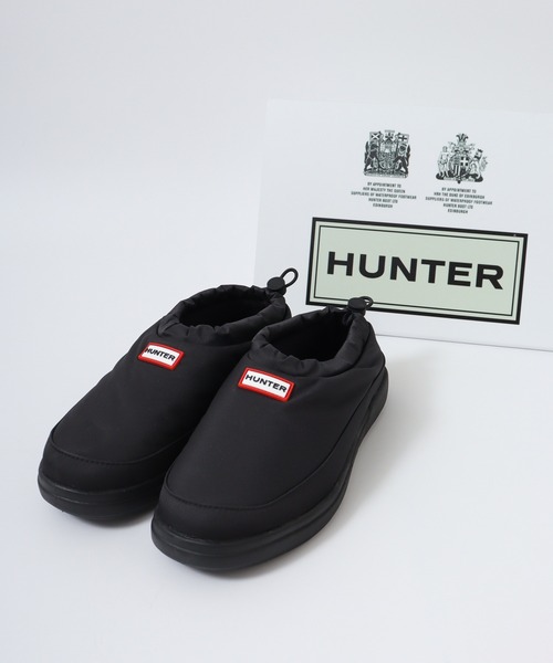 HUNTER スリップオンシューズ ハンター スリッポン レディース リラックスシューズ WFS2265REN
