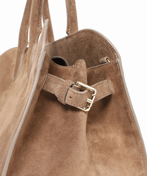 MILOS（ミロス）の「MILOS/ミロス スエードボストンバッグ（ボストンバッグ・レディース・ベージュ・FREE）」の14枚目の写真