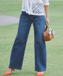 23区DENIM サマー ストレート ワイド パンツ