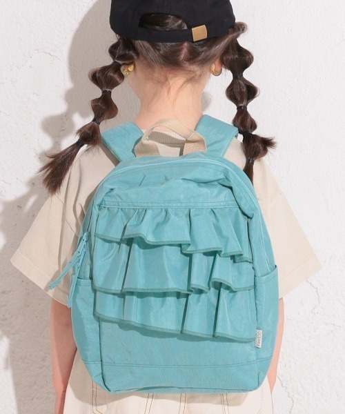 Ocean&Ground（オーシャン&グラウンド）の「DAYPACK SWEETS TIME（バックパック/リュック・キッズ・サーモンピンク/ライトピンク/ライトパープル/ブルー系その他/ラベンダー/タン/マスタード/ミント/グレー/ブラック・SMALL/MEDIUM/X-SMALL）」の4枚目の写真