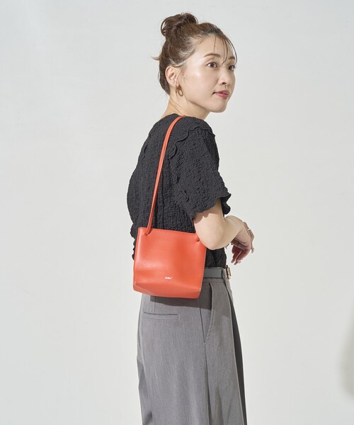 FREAK'S STORE（フリークスストア）の「限定展開　カットシャーリングポコポコメローデザインTシャツ（Tシャツ/カットソー・レディース・ブラック/ライトピンク/ブルーグレー/オフホワイト/モカ/イエロー・ﾌﾘ-）」の12枚目の写真