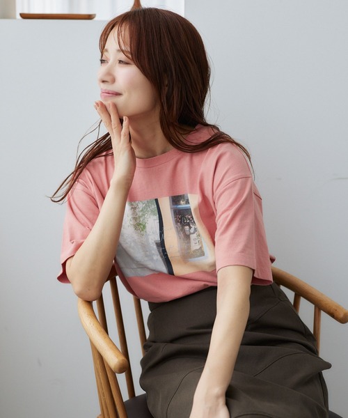 セール】【花盛友里さんコラボ】コラボフォトレギュラーTシャツ 493894