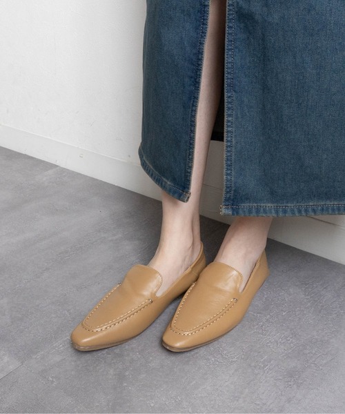 Fabby fabby（ファビィーファビィー）の「ローファーサイドメタルシューズ（ローファー・レディース・シルバー/ベージュ/オフホワイト/ブラック・SMALL/LARGE/MEDIUM）」の3枚目の写真