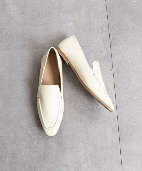 Fabby fabby（ファビィーファビィー）の「ローファーサイドメタルシューズ（ローファー・レディース・シルバー/ベージュ/オフホワイト/ブラック・SMALL/LARGE/MEDIUM）」の9枚目の写真