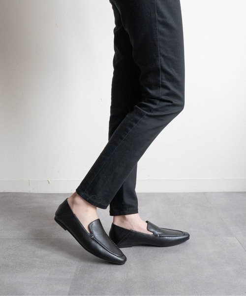 Fabby fabby（ファビィーファビィー）の「ローファーサイドメタルシューズ（ローファー・レディース・シルバー/ベージュ/オフホワイト/ブラック・SMALL/LARGE/MEDIUM）」の12枚目の写真