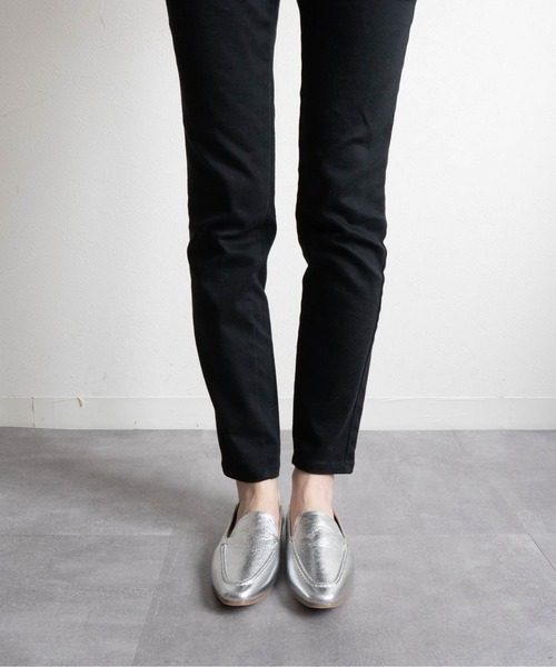 Fabby fabby（ファビィーファビィー）の「ローファーサイドメタルシューズ（ローファー・レディース・シルバー/ベージュ/オフホワイト/ブラック・SMALL/LARGE/MEDIUM）」の13枚目の写真