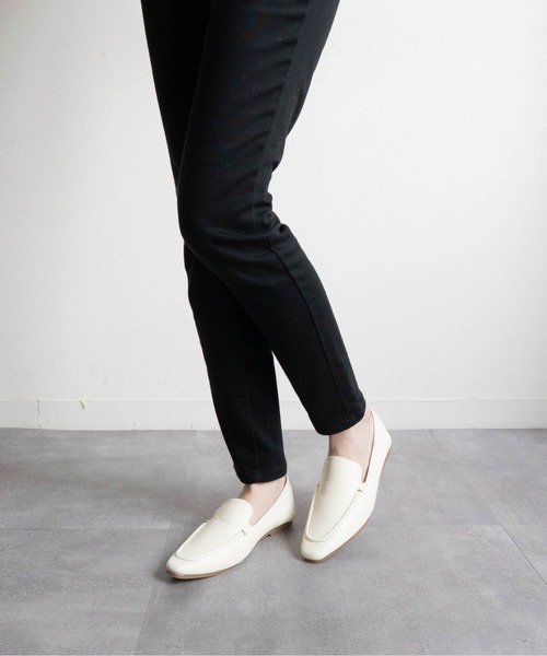 Fabby fabby（ファビィーファビィー）の「ローファーサイドメタルシューズ（ローファー・レディース・シルバー/ベージュ/オフホワイト/ブラック・SMALL/LARGE/MEDIUM）」の20枚目の写真