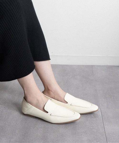 Fabby fabby（ファビィーファビィー）の「ローファーサイドメタルシューズ（ローファー・レディース・シルバー/ベージュ/オフホワイト/ブラック・SMALL/LARGE/MEDIUM）」の22枚目の写真