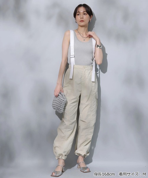 サス付きパラシュートパンツ（その他パンツ）｜Arpege story