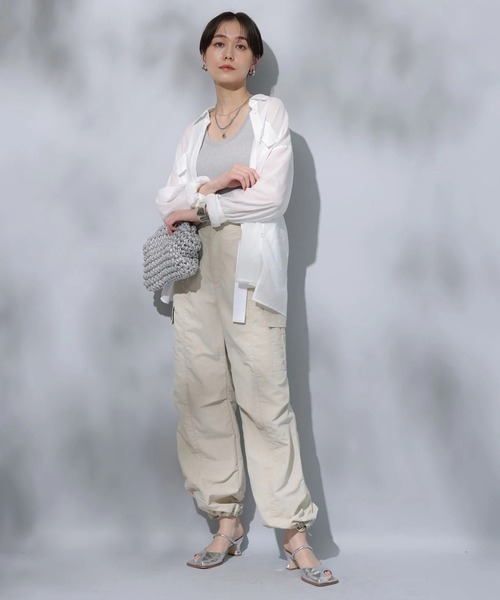 サス付きパラシュートパンツ（その他パンツ）｜Arpege story