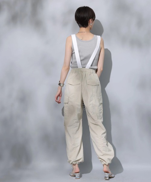 サス付きパラシュートパンツ（その他パンツ）｜Arpege story