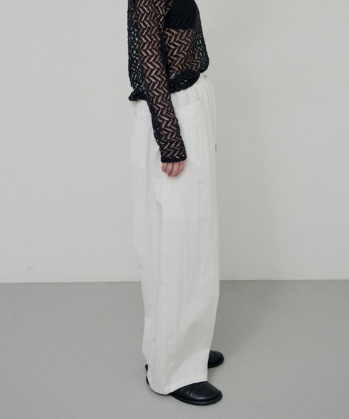 lit（リット）の「Dart Cocoon Easy Pants（その他パンツ・レディース・ブラック/ブラウン/オフホワイト・FREE）」の13枚目の写真