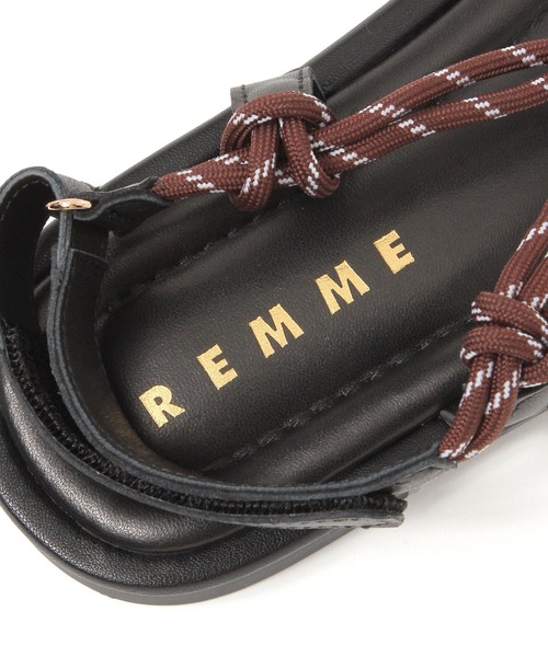 A part by(アパートバイ)の「REMMEロープトングサンダル(サンダル・レディース・ブラウン・LARGE/MEDIUM)」の9枚目の写真