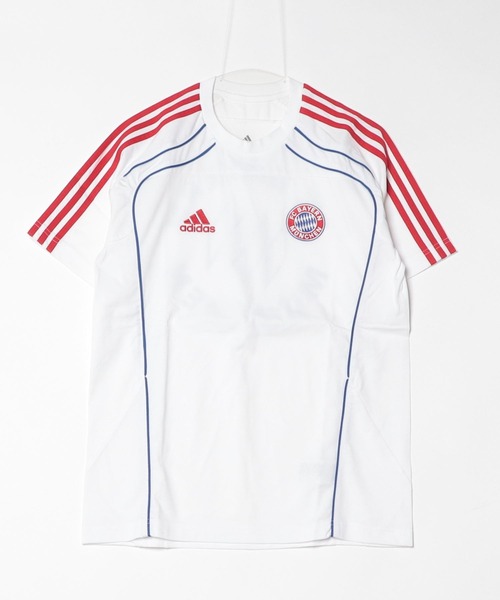 【adidas】FCバイエルン BSTN コラボ コットン半袖Tシャツ/white FCバイエルン アニバーサリー 半袖Tシャツ オフホワイト