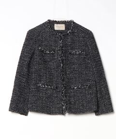 sulvamサルバム 23AW FANCY TWEED OVER BLOUSON sulvam/サルバム】FANCY TWEED OVER BLOUSON（ブルゾン）｜sulvam