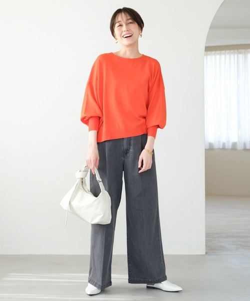 Elura（エルーラ）の「ソフトフェイクレザーミニＢＡＧ/326227（ハンドバッグ・レディース・イエロー/ブラック/ホワイト・ONE SIZE）」の21枚目の写真