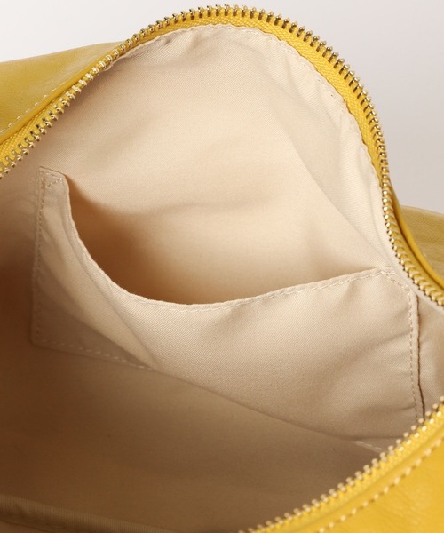 Elura（エルーラ）の「ソフトフェイクレザーミニＢＡＧ/326227（ハンドバッグ・レディース・イエロー/ブラック/ホワイト・ONE SIZE）」の7枚目の写真