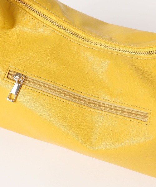 Elura（エルーラ）の「ソフトフェイクレザーミニＢＡＧ/326227（ハンドバッグ・レディース・イエロー/ブラック/ホワイト・ONE SIZE）」の8枚目の写真