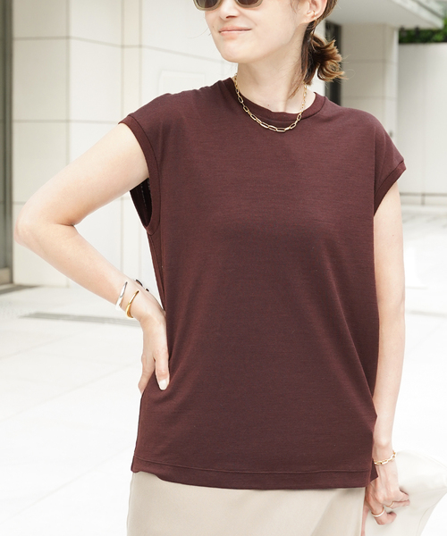 トップス Deuxieme Classe Primewool jersey Primewool jersey Tシャツ（Tシャツ／カットソー）｜Deuxieme