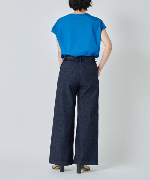 LIVETART（リヴェタート）の「比翼ノースリーブシャツ（シャツ/ブラウス・レディース・ピンク/ブルー・FREE）」の7枚目の写真