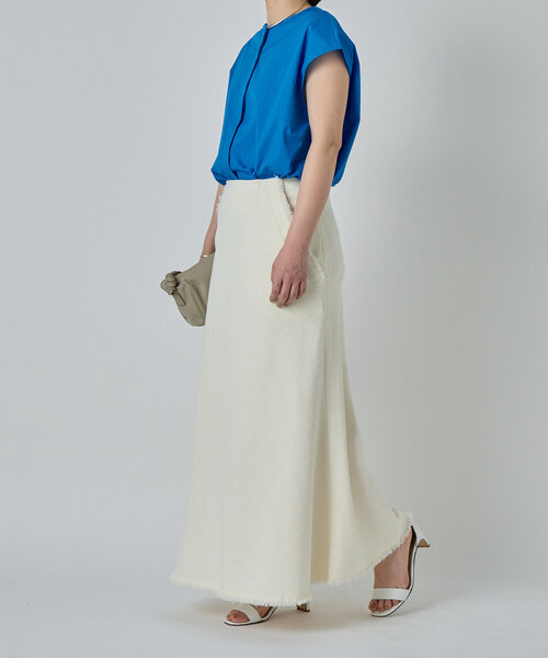 LIVETART（リヴェタート）の「比翼ノースリーブシャツ（シャツ/ブラウス・レディース・ピンク/ブルー・FREE）」の10枚目の写真