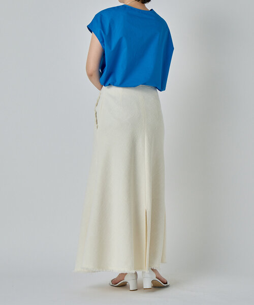 LIVETART（リヴェタート）の「比翼ノースリーブシャツ（シャツ/ブラウス・レディース・ピンク/ブルー・FREE）」の11枚目の写真