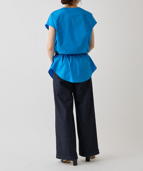 LIVETART（リヴェタート）の「比翼ノースリーブシャツ（シャツ/ブラウス・レディース・ピンク/ブルー・FREE）」の16枚目の写真