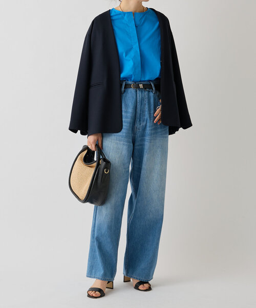 LIVETART（リヴェタート）の「比翼ノースリーブシャツ（シャツ/ブラウス・レディース・ピンク/ブルー・FREE）」の17枚目の写真