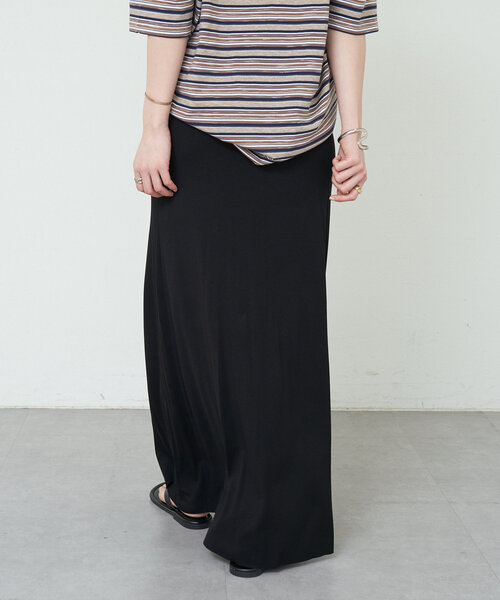 SHENERY（シーナリー）の「《履き心地抜群》ベア天竺ロングスカート（スカート・レディース・ブラック/ベージュ・36/38）」の19枚目の写真