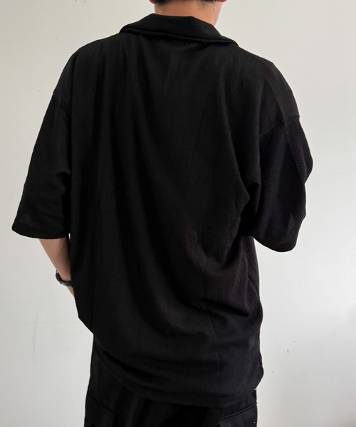 WEGO(ウィゴー)の「WEGO/アンサンブルサッカーシャツ(アンサンブル・メンズ・ブラック/グレー/チャコールグレー・X-LARGE/MEDIUM/LARGE)」の9枚目の写真