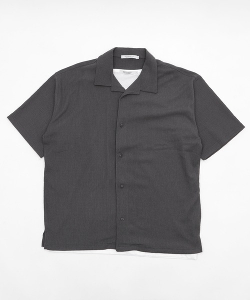 WEGO(ウィゴー)の「WEGO/アンサンブルサッカーシャツ(アンサンブル・メンズ・ブラック/グレー/チャコールグレー・X-LARGE/MEDIUM/LARGE)」の19枚目の写真