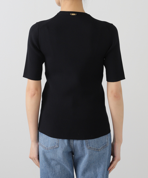 Deuxieme Classe WONDER RIB クルーネック ネイビー Deuxieme Classe WONDER RIB クルーネック ネイビー