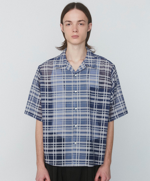 VICTIM ヴィクティム / OPEN COLLAR CHECK SHIRTS VICTIM（ヴィクティム）の「VICTIM ヴィクティム / OPEN COLLAR