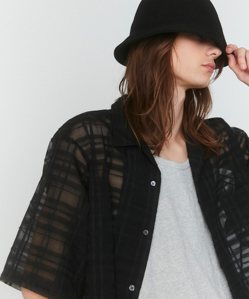 VICTIM（ヴィクティム）の「VICTIM ヴィクティム / OPEN COLLAR CHECK