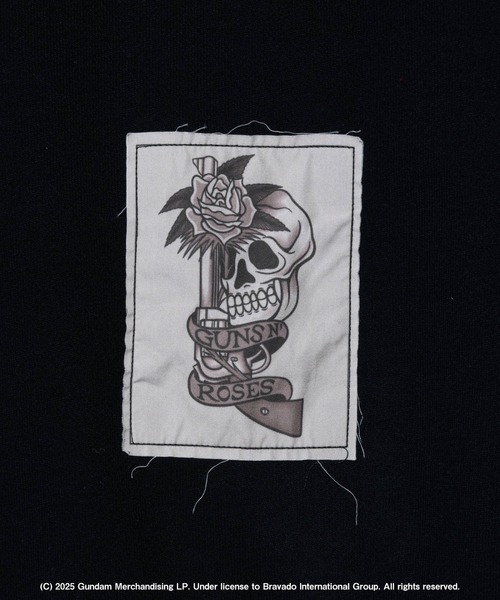 GUNS N' ROSES Patchwork Hoodie / ガンズアンドローゼスパッチワーク