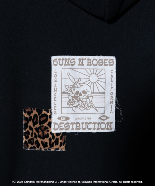 GUNS N' ROSES Patchwork Hoodie / ガンズアンドローゼスパッチワーク