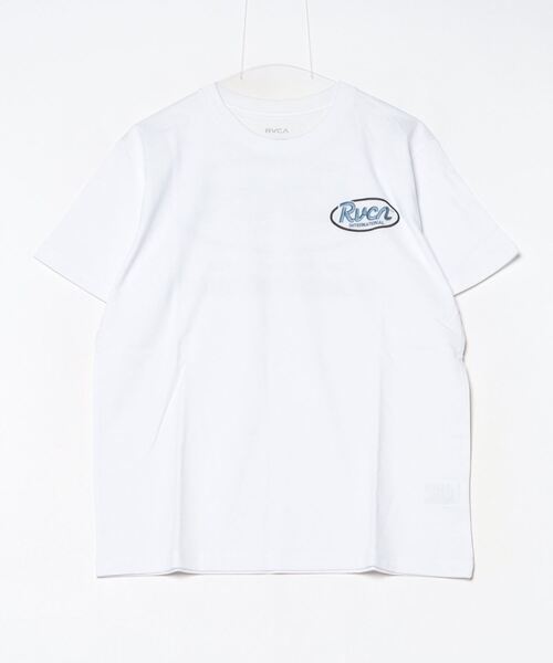 RVCA(ルーカ)の「ルーカ RVCA RANCH SCRIPT SS サーフ 半袖Tシャツ(Tシャツ/カットソー・メンズ・ホワイト/ブラック・M/L/S)」の2枚目の写真