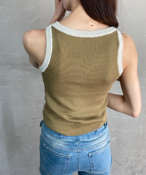 birthdeth ニット　タンクトップ　vintage B.C STOCK ニット セーター 手洗い可 / リバーシブルニット