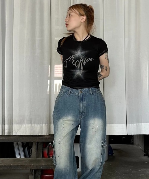 SCULPTOR(スカルプター)の「Anew Archive Tee(Tシャツ/カットソー・レディース・ブラック/グレー/ホワイト・MEDIUM/SMALL)」の8枚目の写真