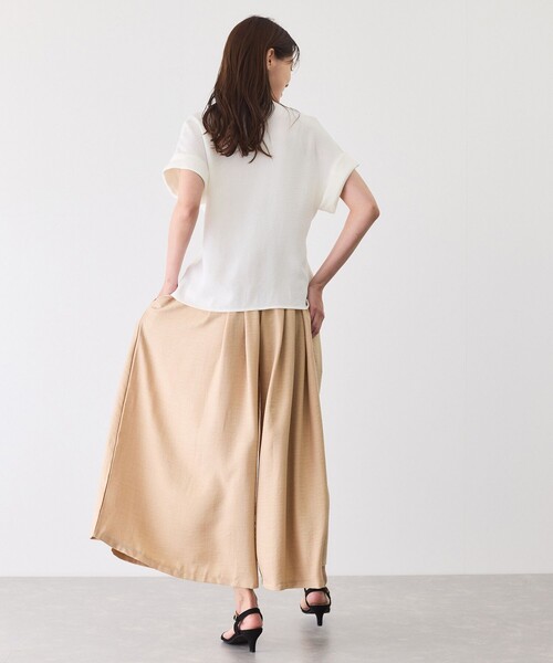 Jayro（ジャイロ）の「ウエストタックブラウス（シャツ/ブラウス・レディース・ライトグリーン/ホワイト系その他/ブラック・M）」の11枚目の写真