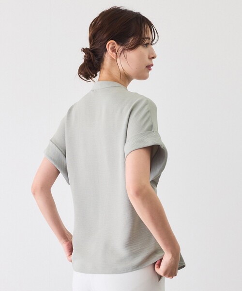 Jayro（ジャイロ）の「ウエストタックブラウス（シャツ/ブラウス・レディース・ライトグリーン/ホワイト系その他/ブラック・M）」の15枚目の写真