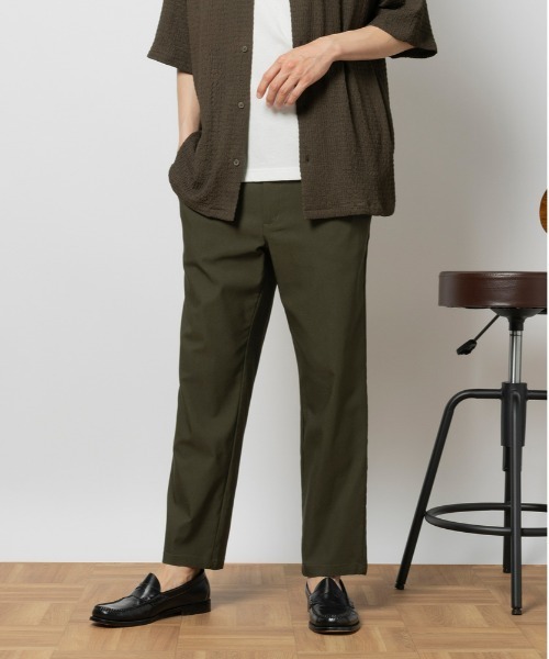 Right-on（ライトオン）の「ストレッチテーパードパンツ（その他パンツ・メンズ・ブラック/オリーブ/ダークグレー/ネイビー・S/M/L/XL）」の3枚目の写真