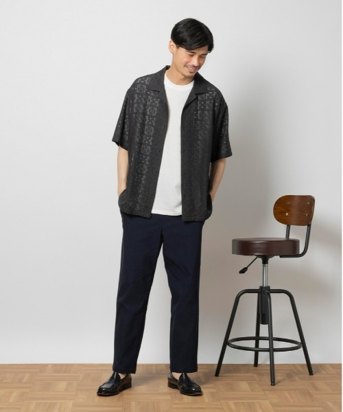 Right-on（ライトオン）の「ストレッチテーパードパンツ（その他パンツ・メンズ・ブラック/オリーブ/ダークグレー/ネイビー・S/M/L/XL）」の5枚目の写真